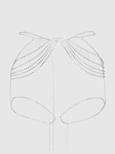 Load image into Gallery viewer, RHINESTONE DRAPE GARTER BELT