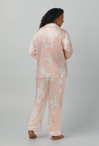 Koi Pod Long Sleeve Silk Pajamas