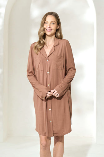 Dulce De Leche Modal Boyfriend Night shirt