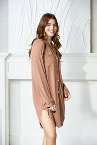 Dulce De Leche Modal Boyfriend Night shirt