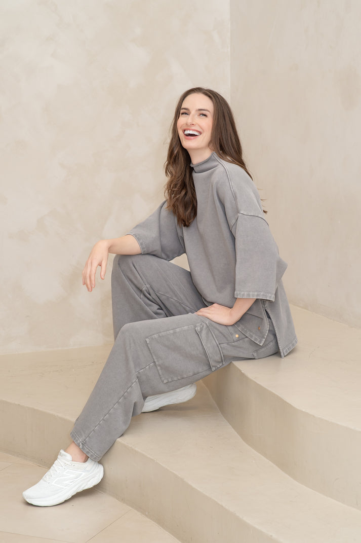 LatteLove French Terry Oversized Lounge Set