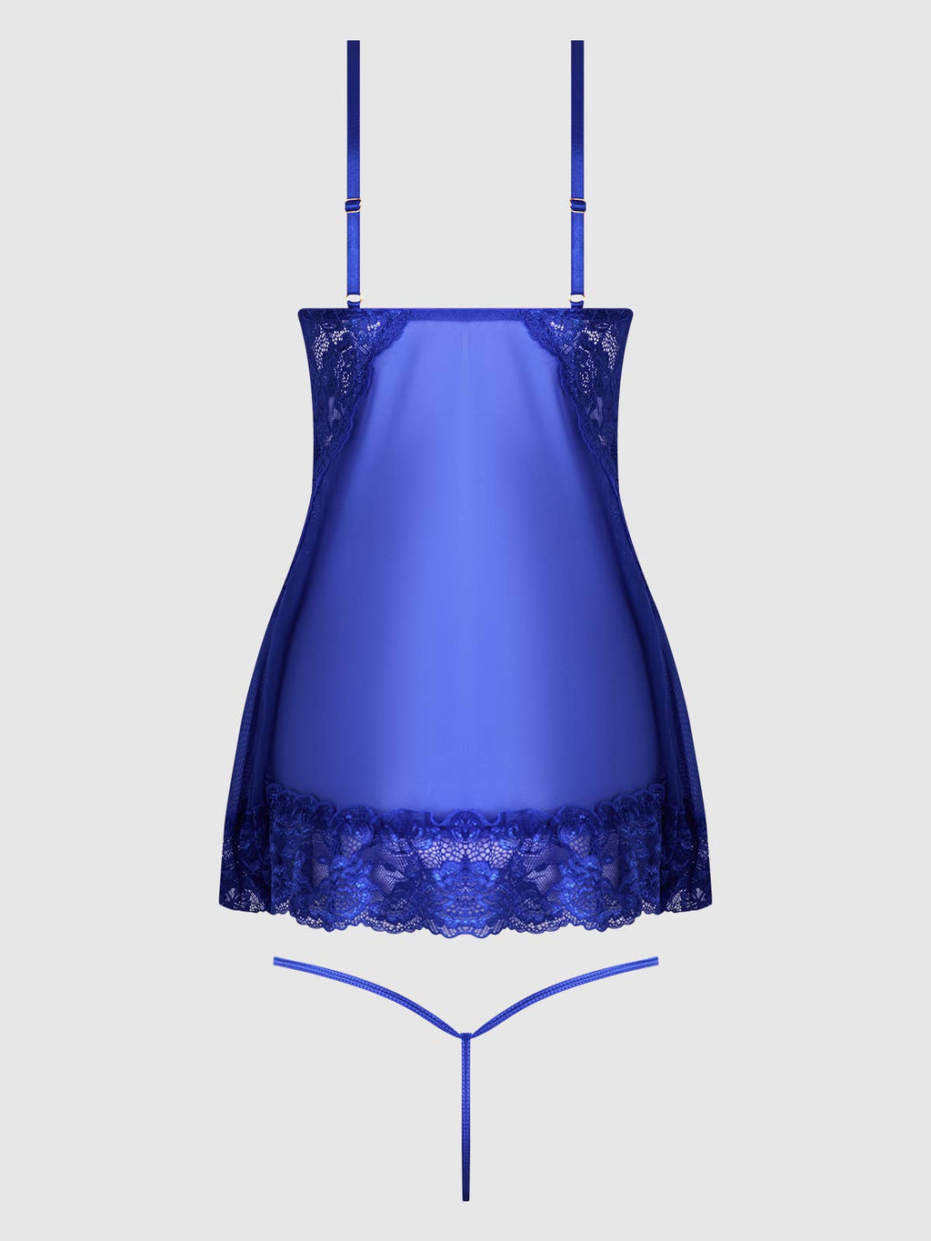 HARLOW LACE & MESH BABYDOLL & G-STRING SET
