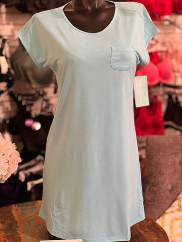 Cool girl Sleep shirt Aqua