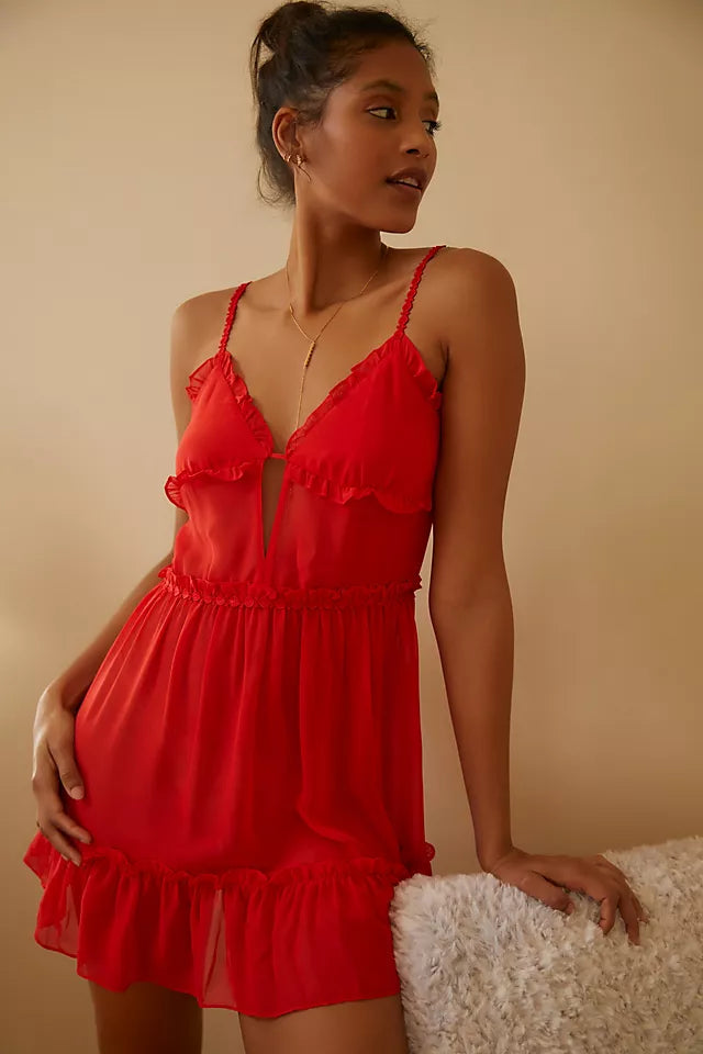 Rya Red Chemise