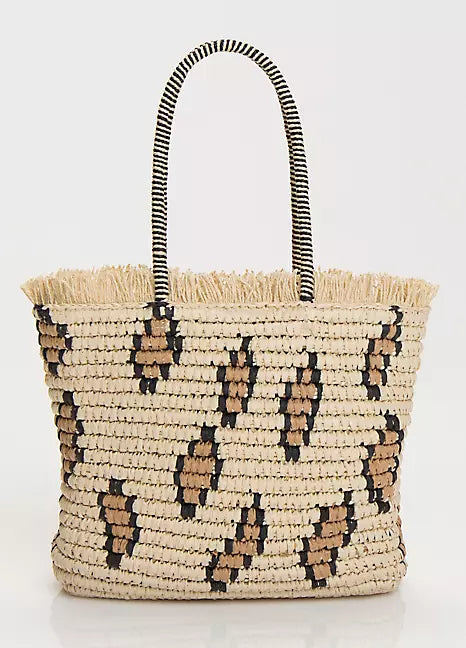 Pia Rossini 'Leopard' beach bag